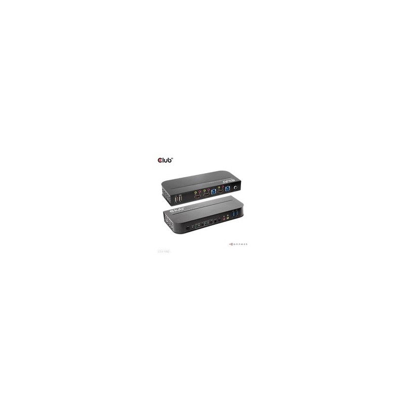 Club 3D CSV-1382 KVM / audio-switch Desktop